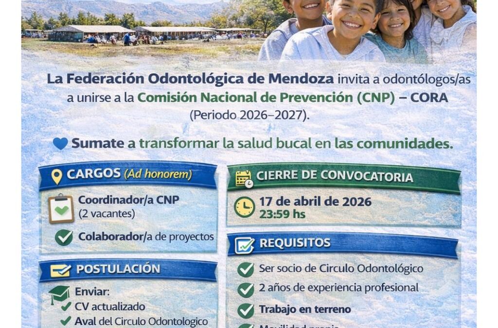 Convocatoria 2026 – Comisión Nacional de Prevención (CNP) | Mendoza